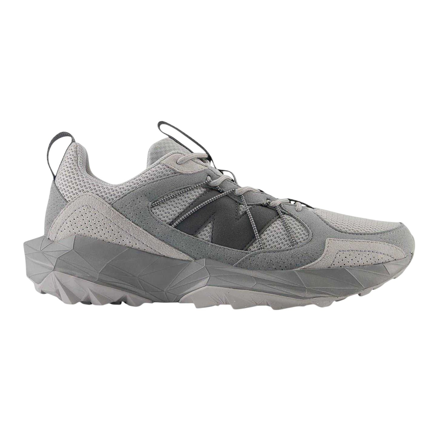 White-Black - Side - New Balance Mens Tektrel Mesh Trainers