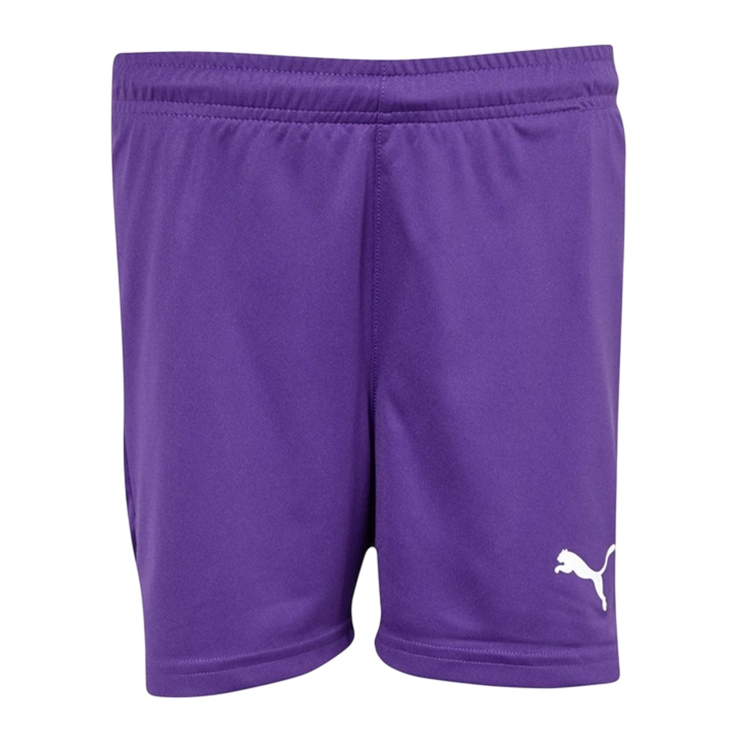 Purple - Front - Puma Boys Team Logo Shorts