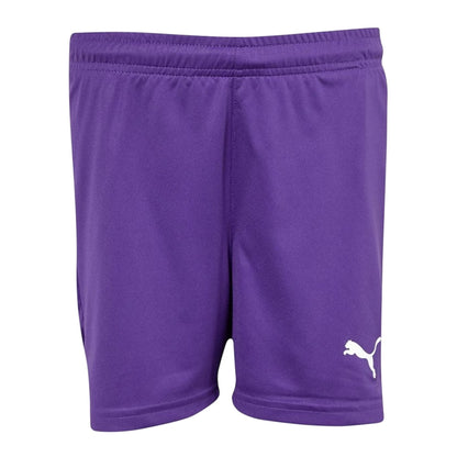 Purple - Front - Puma Boys Team Logo Shorts