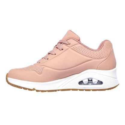 Rose - Back - Skechers Womens-Ladies Uno Stand On Air Wedge Trainers
