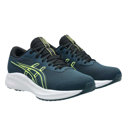 Teal-Citron - Front - Asics Childrens-Kids Gel Excite 11 Gs Shoes