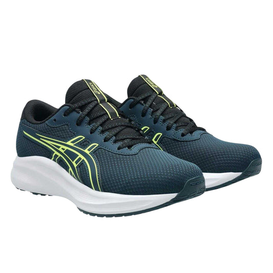 Teal-Citron - Front - Asics Childrens-Kids Gel Excite 11 Gs Shoes