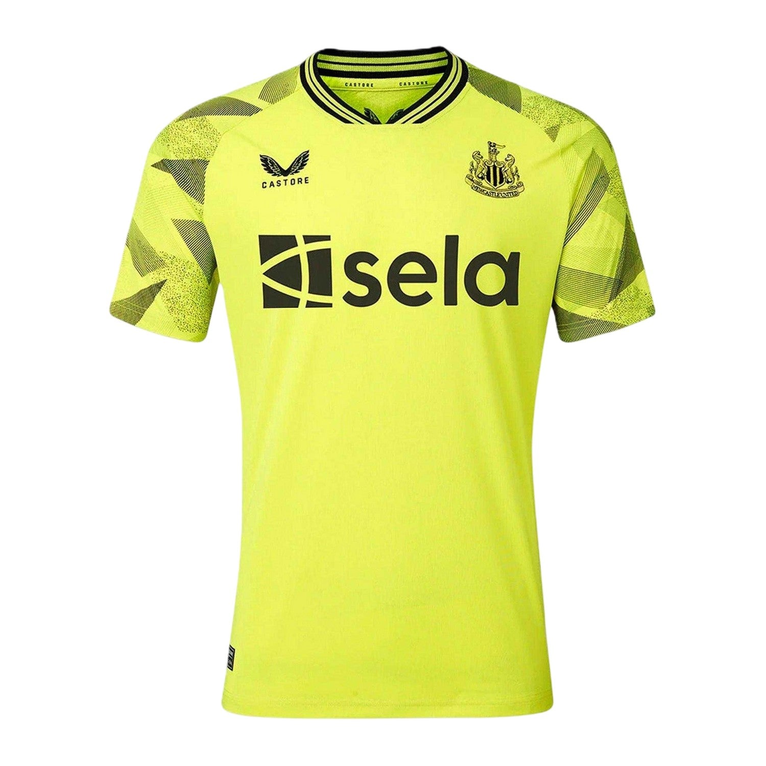 Lime Green - Front - Castore Womens-Ladies Newcastle United FC Jersey