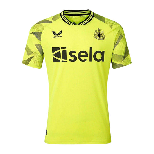 Lime Green - Front - Castore Womens-Ladies Newcastle United FC Jersey