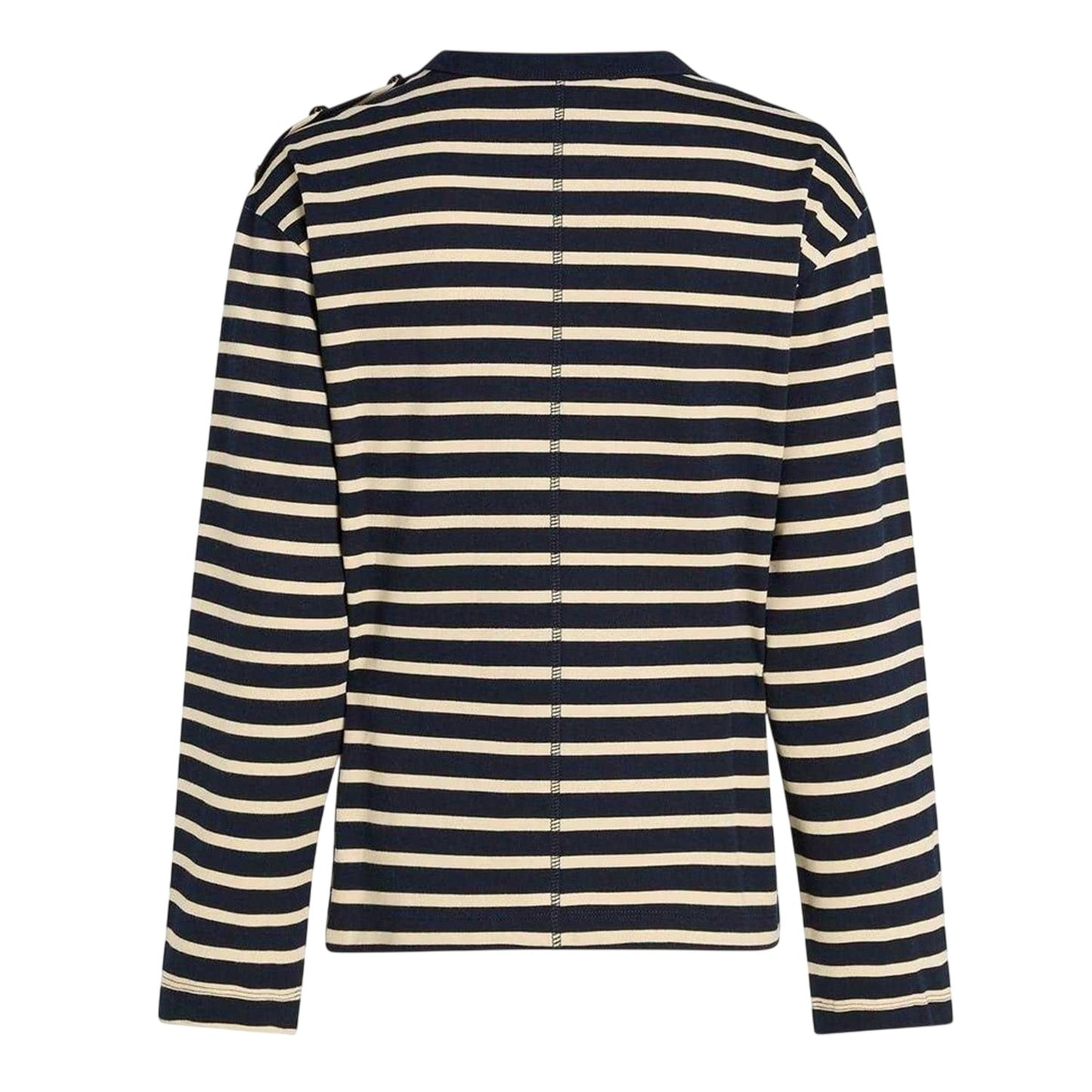 Abyss Blue - Back - Tommy Hilfiger Womens-Ladies Striped Organic Cotton Relaxed Fit Tank Top