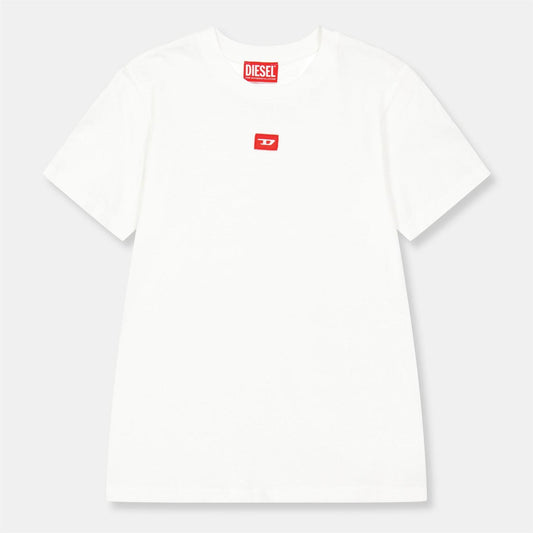 White - Front - Diesel Girls Diego T-Shirt