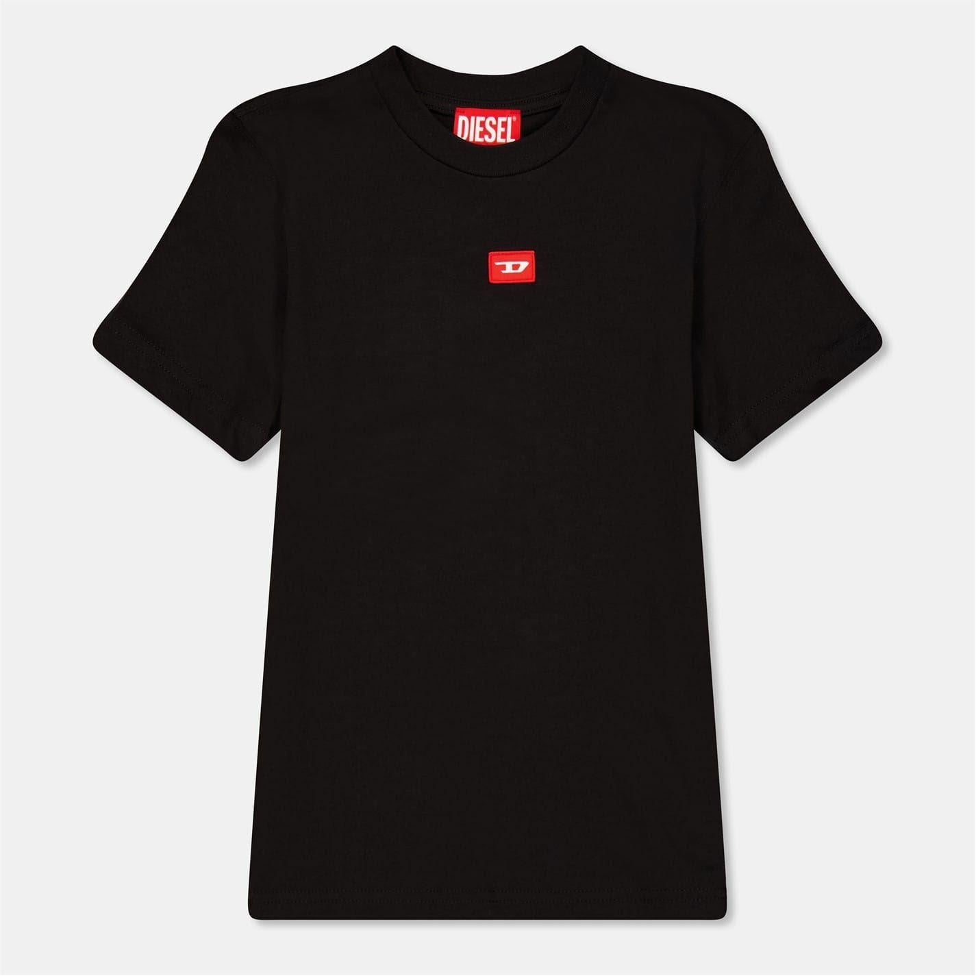 Black - Front - Diesel Girls Diego T-Shirt