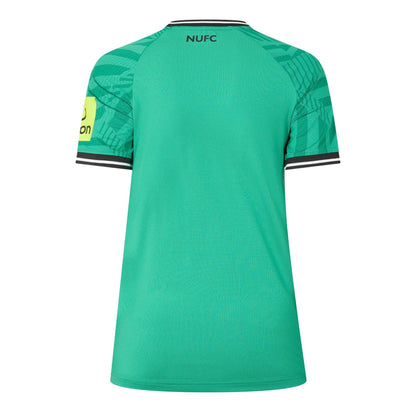 Golf Green-Caviar - Back - Castore Womens-Ladies 2023-2024 Newcastle United FC Away Jersey