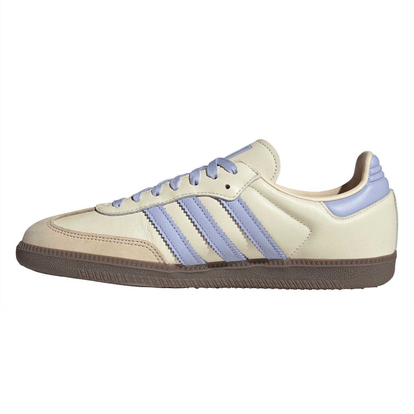 Cream - Side - Adidas Womens-Ladies Samba OG Leather Trainers