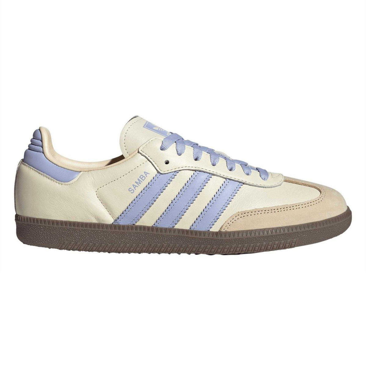 Cream - Lifestyle - Adidas Womens-Ladies Samba OG Leather Trainers