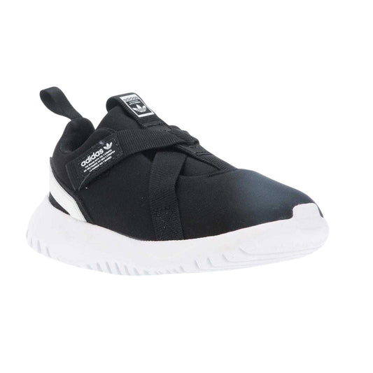 Black - Front - Adidas Toddler Originals Mesh Trainers