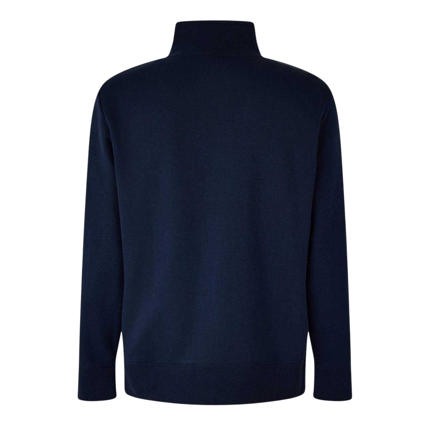 Evening Blue - Back - Gant Mens Fleece Quarter Zip Sweatshirt