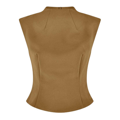 Olive - Front - Odd Muse Womens-Ladies The Ultimate Top