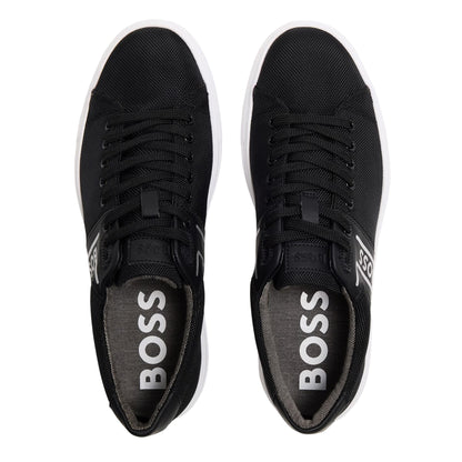 Black - Side - Boss Mens Enlight Tenn Trainers