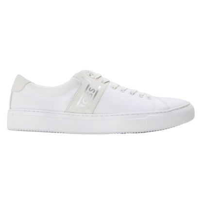 White - Front - Boss Mens Enlight Tenn Trainers