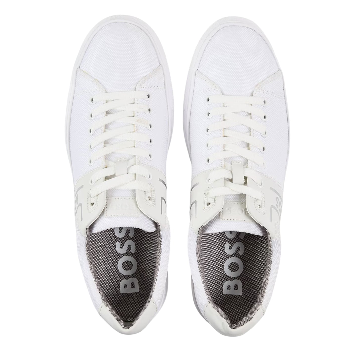 White - Side - Boss Mens Enlight Tenn Trainers