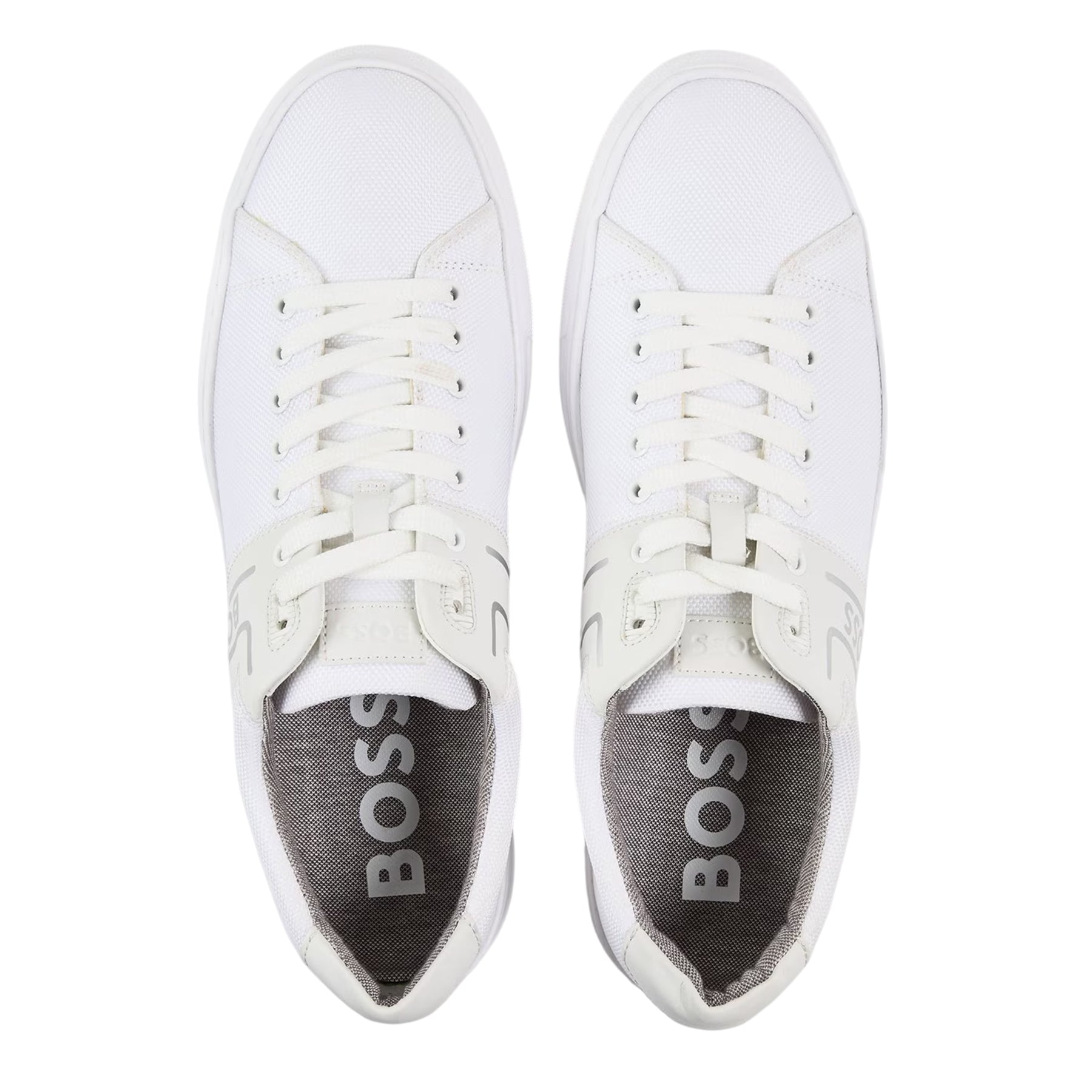 White - Side - Boss Mens Enlight Tenn Trainers
