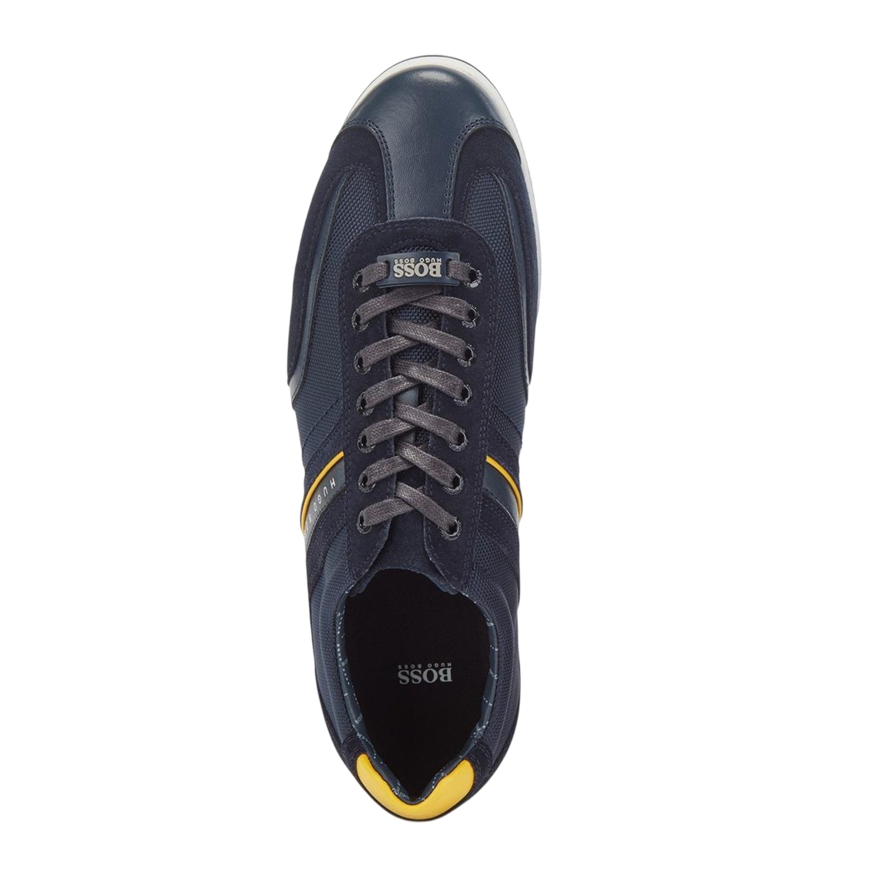 Navy - Lifestyle - Boss Mens Stiven Suede Trainers
