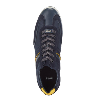 Navy - Lifestyle - Boss Mens Stiven Suede Trainers