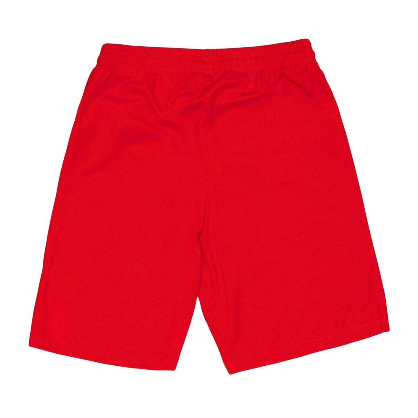 Red - Back - Puma Childrens-Kids Team Logo Football Shorts