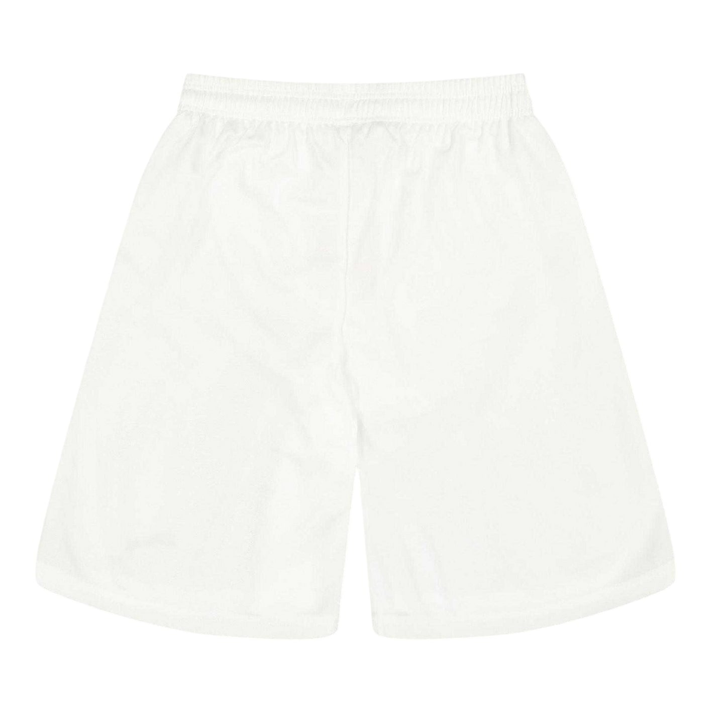 White - Back - Puma Childrens-Kids Team Logo Football Shorts