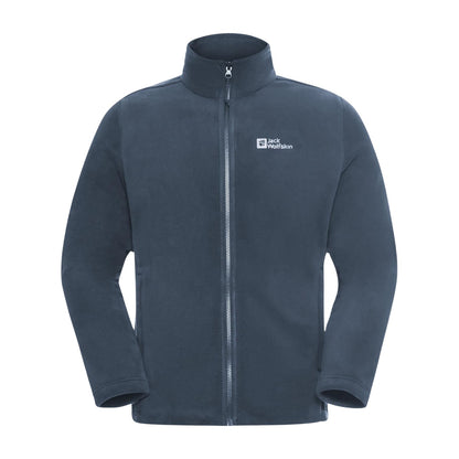 Midnight Blue - Front - Jack Wolfskin Mens Taunus Fleece Jacket