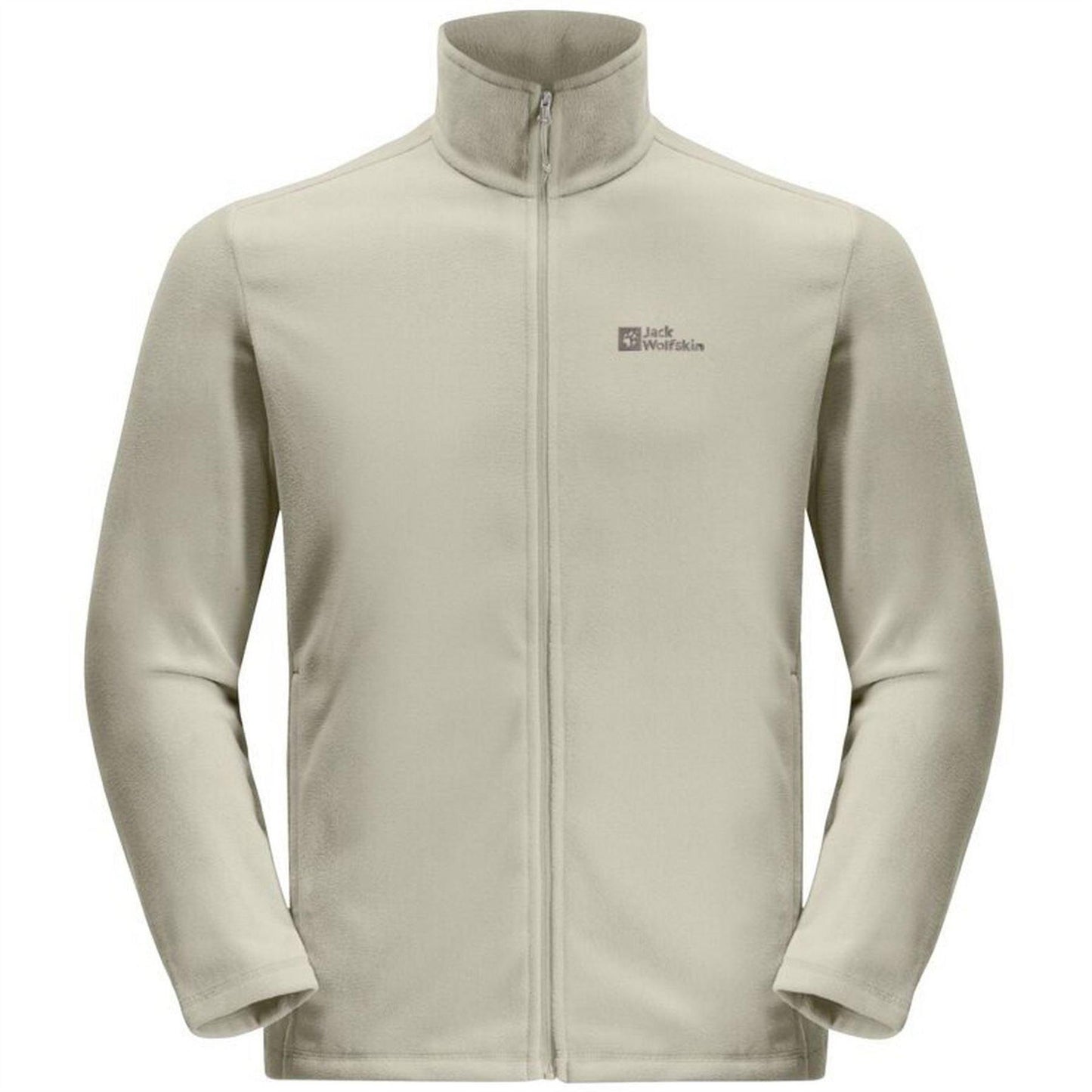 Sand - Front - Jack Wolfskin Mens Taunus Fleece Jacket