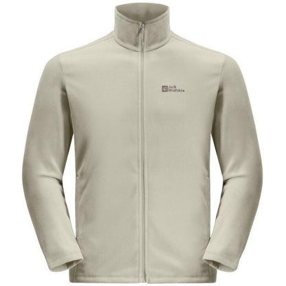 Sand - Front - Jack Wolfskin Mens Taunus Fleece Jacket