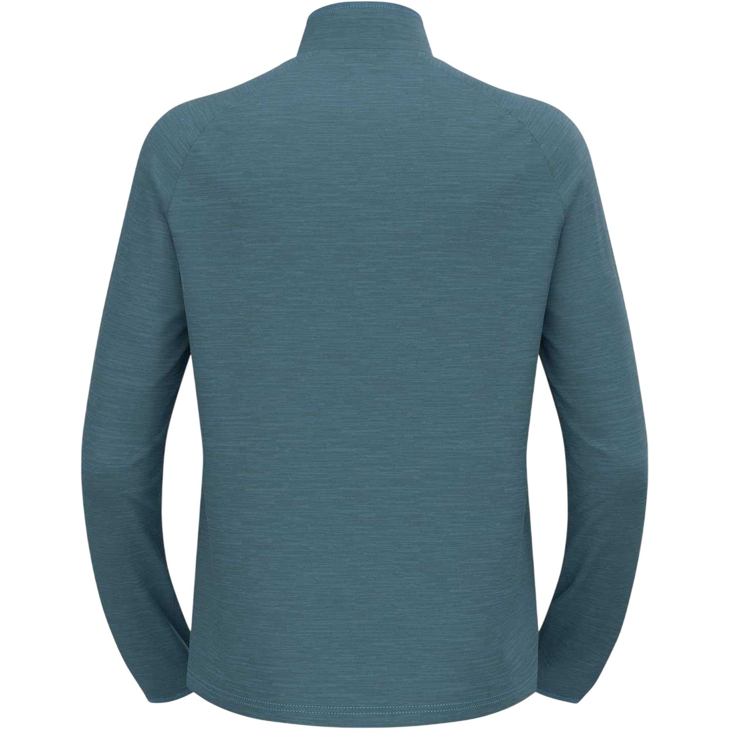 Blue - Back - Odlo Mens Essentials Quarter Zip Fleece Top