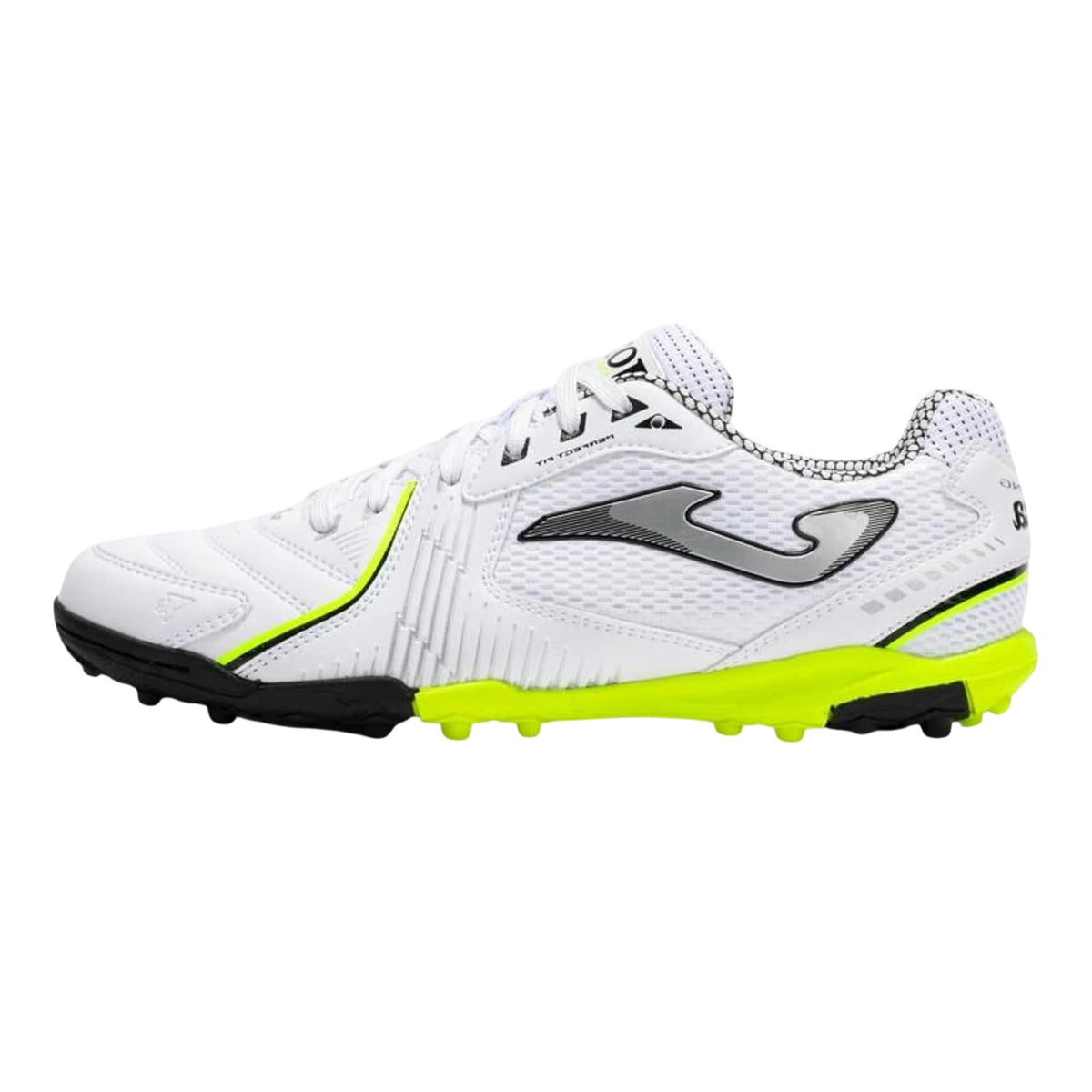 White-Yellow - Back - Joma Mens Dribling Astro Turf Trainers