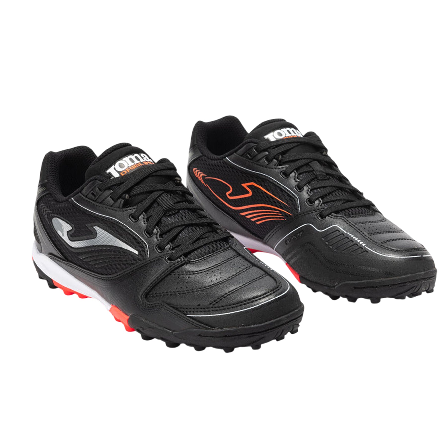 Black-White - Front - Joma Mens Dribling Astro Turf Trainers