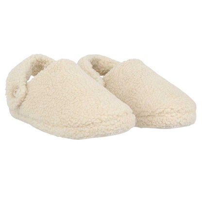 Sand - Front - Jack Wills Womens-Ladies Cosy Closed Toe Mules