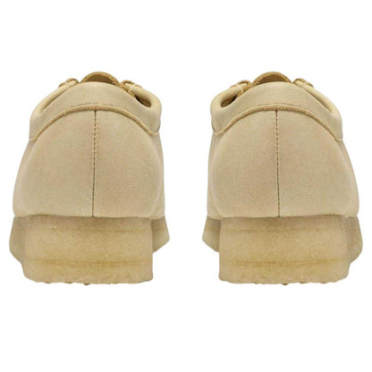 Pale Yellow - Back - Clarks Originals Womens-Ladies Wallabee Leather Moccasins