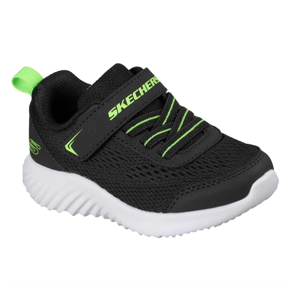 Black - Front - Skechers Toddler Bounder Mesh Trainers