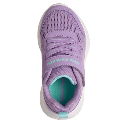 Lavender - Lifestyle - Skechers Toddler Bounder Flat Trainers