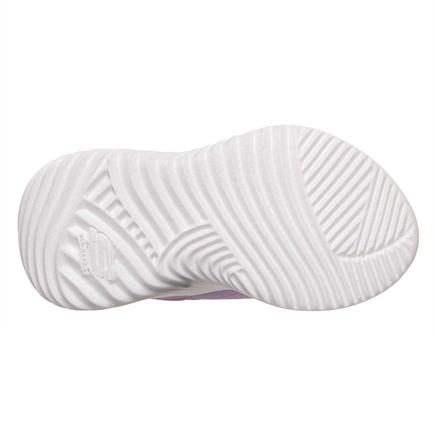 Lavender - Pack Shot - Skechers Toddler Bounder Flat Trainers