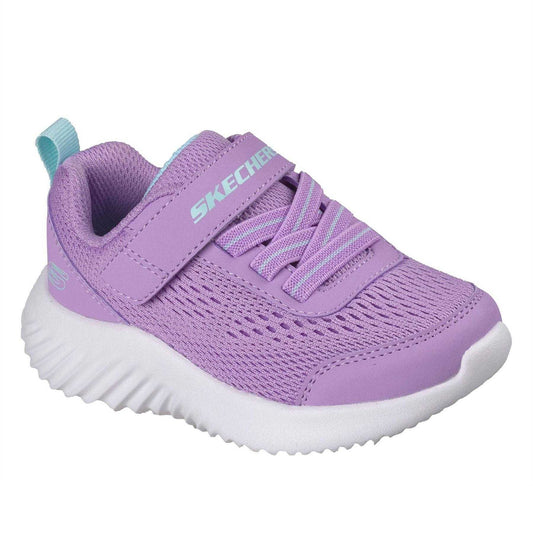 Lavender - Front - Skechers Toddler Bounder Flat Trainers
