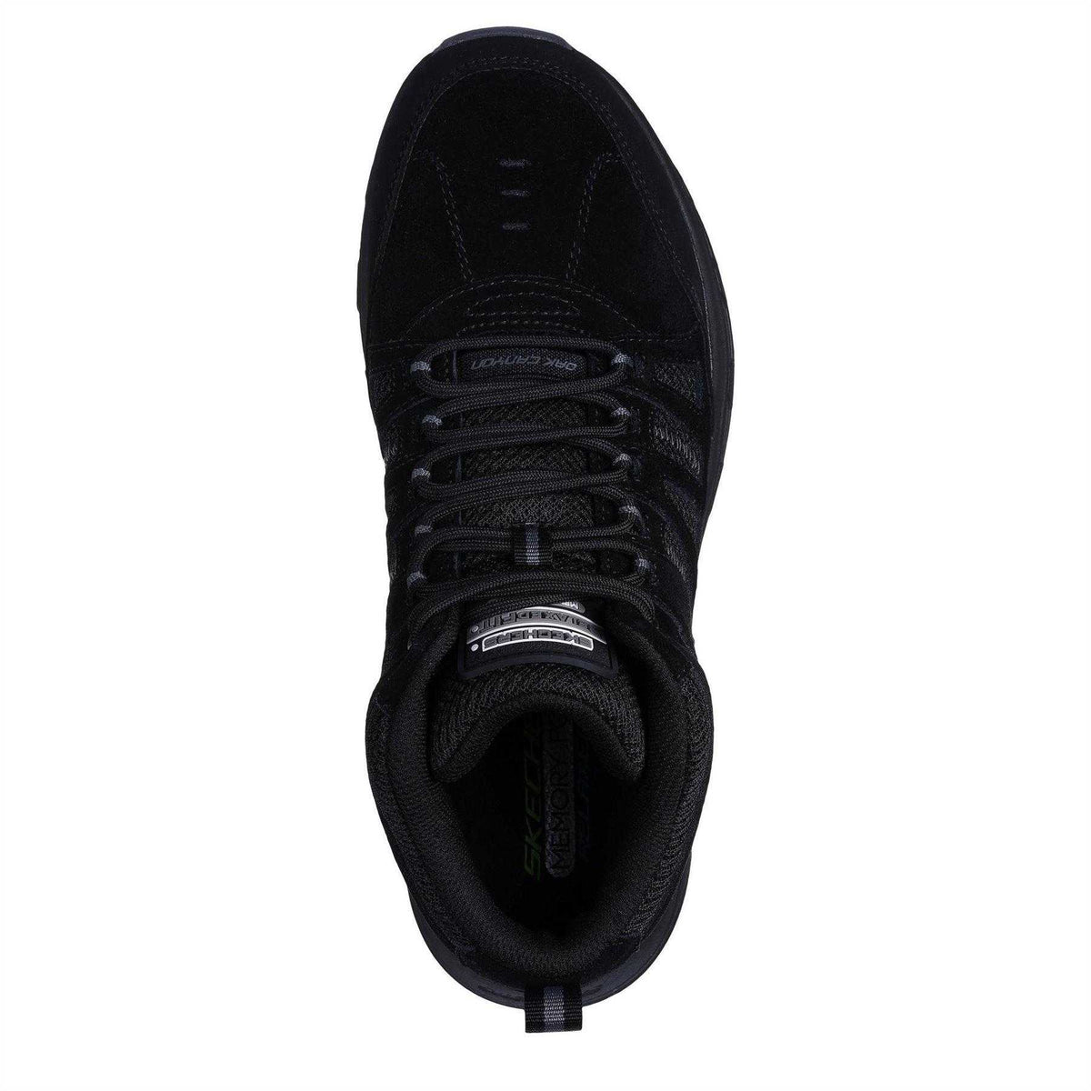 Black - Lifestyle - Skechers Mens Oak Canyon Suede Relaxed Fit Trainers