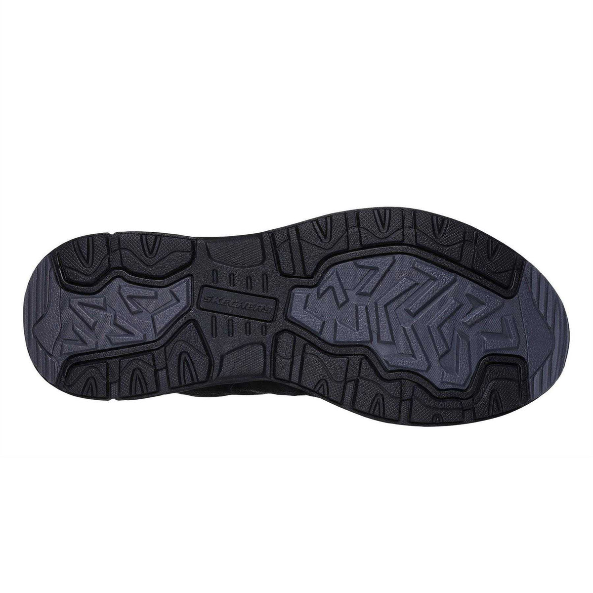 Black - Pack Shot - Skechers Mens Oak Canyon Suede Relaxed Fit Trainers
