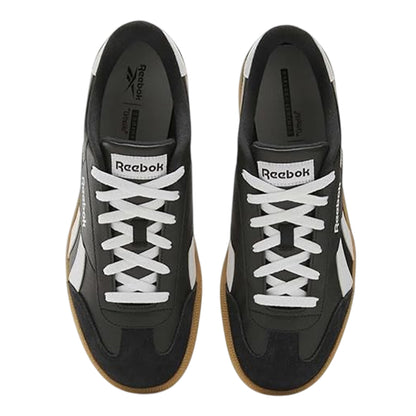 Black-White - Lifestyle - Reebok Mens Smash Edge Leather Trainers