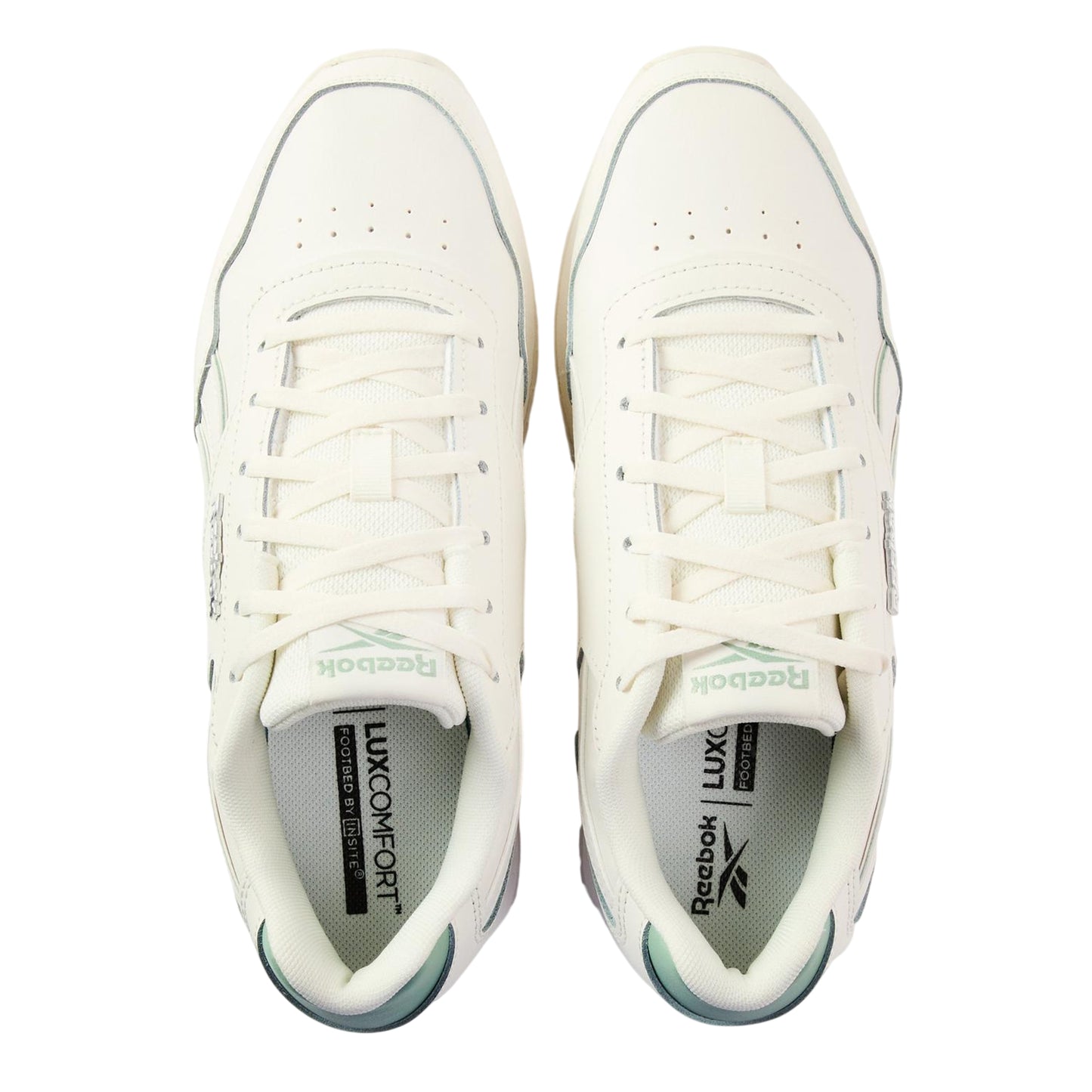 Chalk - Side - Reebok Womens-Ladies Glide Trainers