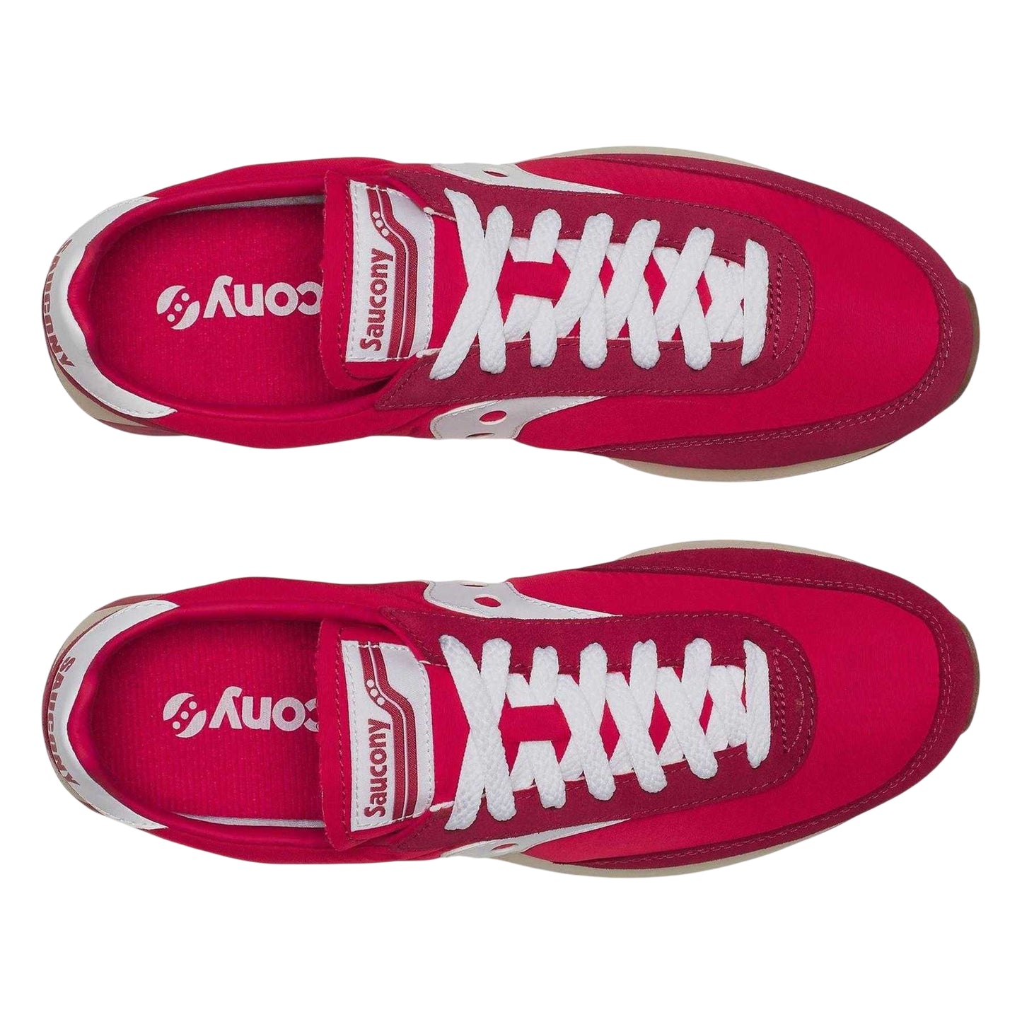 Red - Lifestyle - Saucony Unisex Adult Suede Trainers