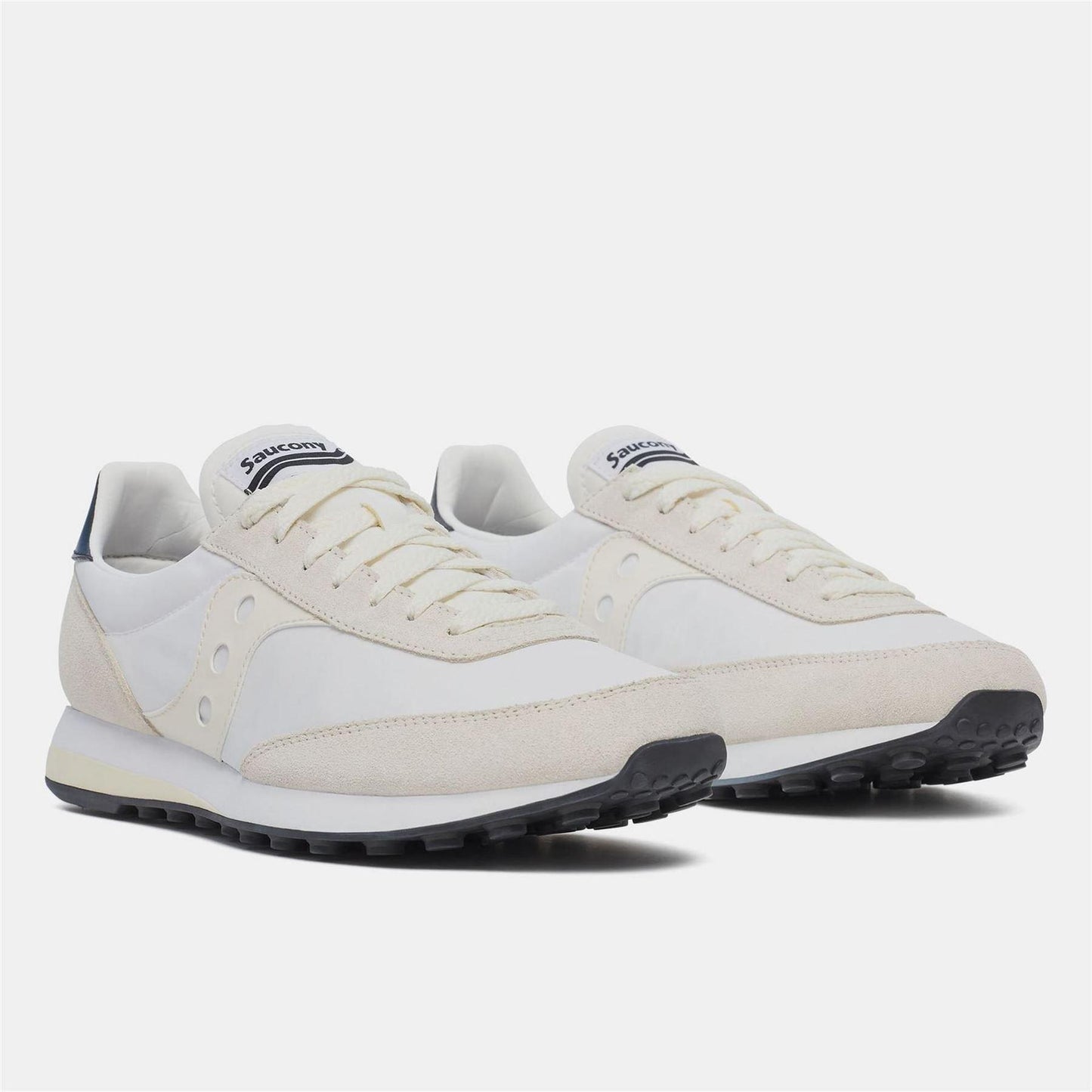 White - Back - Saucony Unisex Adult Suede Trainers