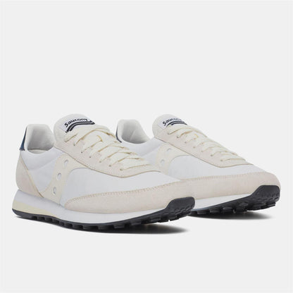 White - Back - Saucony Unisex Adult Suede Trainers