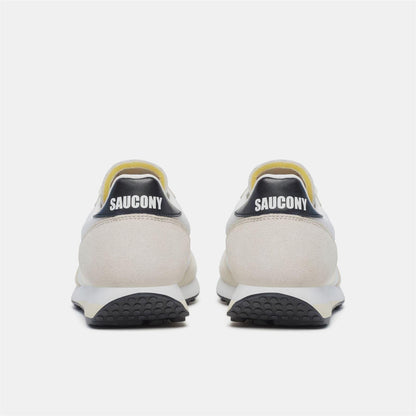 White - Lifestyle - Saucony Unisex Adult Suede Trainers