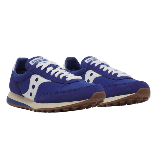 Blue - Front - Saucony Unisex Adult Suede Trainers