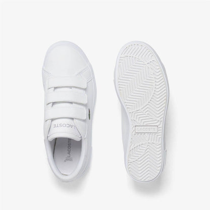 White - Lifestyle - Lacoste Childrens-Kids Powercourt Trainers