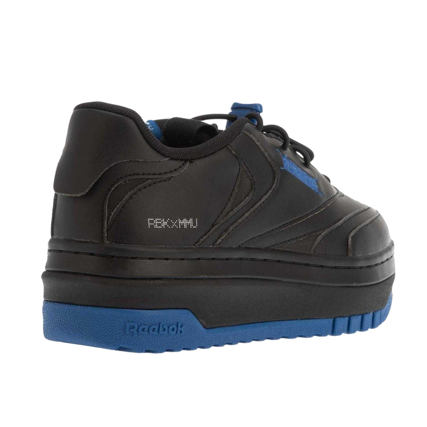 Black Blue - Back - Reebok Womens-Ladies Milk Makeup Club C Platform Shoes