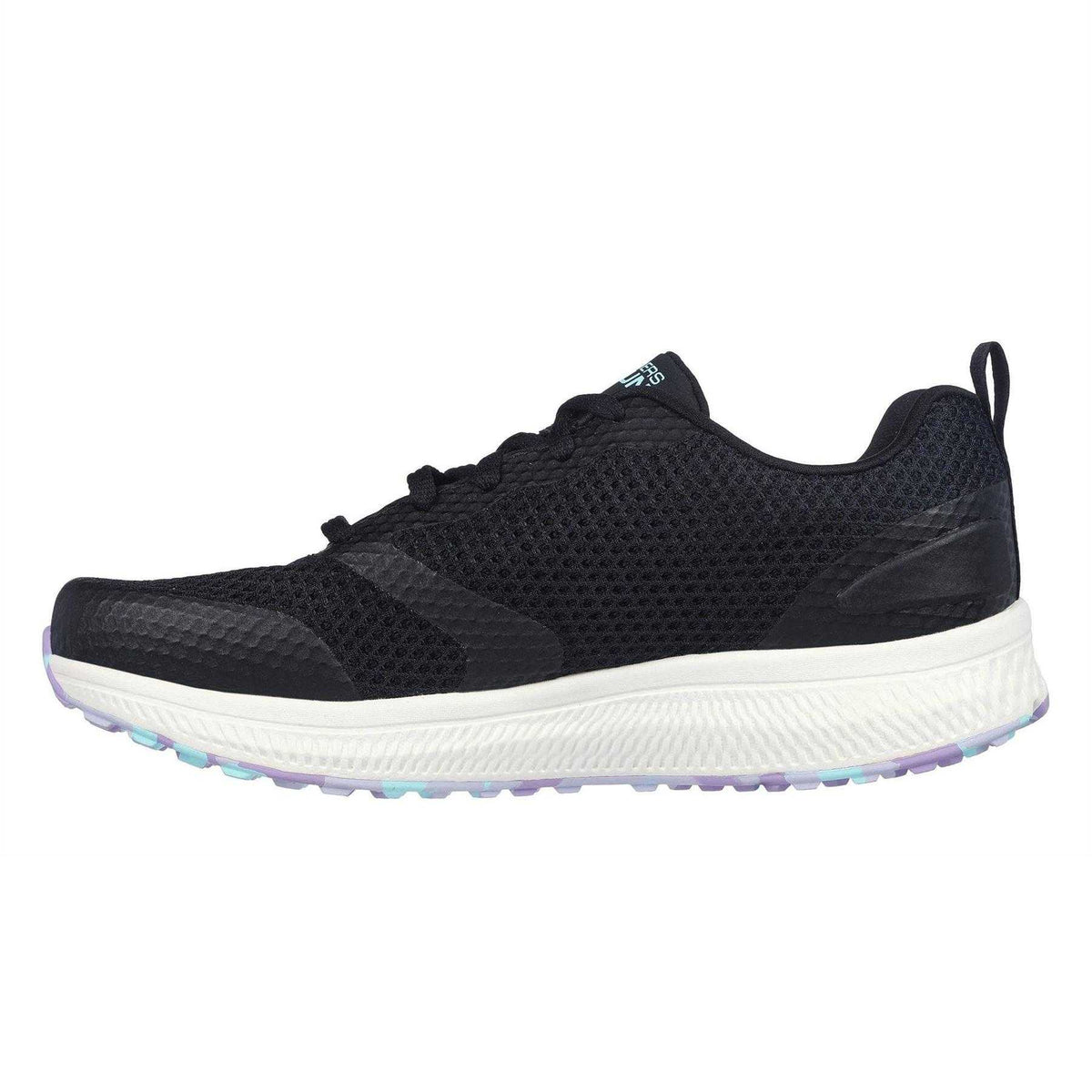Black-Lavender - Back - Skechers Girls Go Run Trainers
