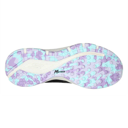Black-Lavender - Lifestyle - Skechers Girls Go Run Trainers